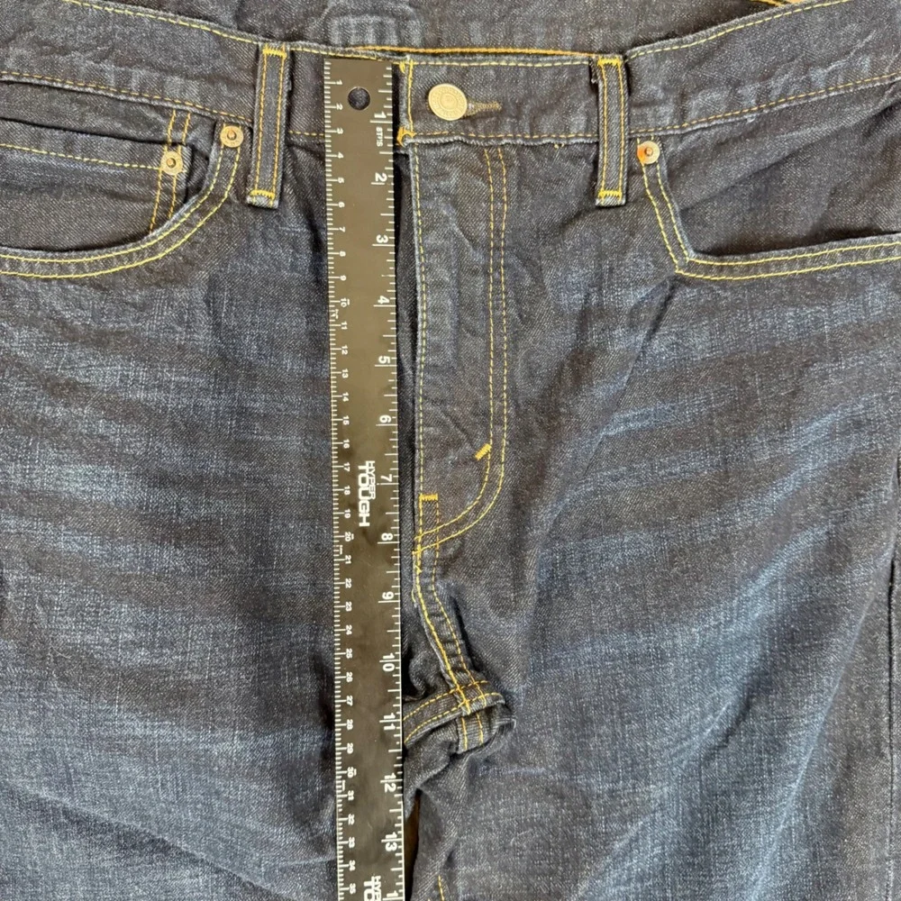 Levi 527 Slim Bootcut Jeans 36x32 Dark Wash Indigo Denim Pants Workwear